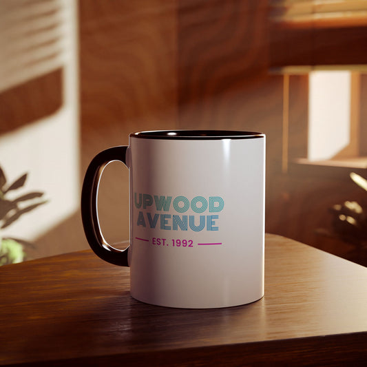 Upwood Avenue Est. 1992 — 11 oz Accent Mug
