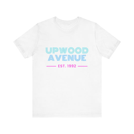 Upwood Avenue Est 1992 Color Unisex Jersey Short Sleeve Tee