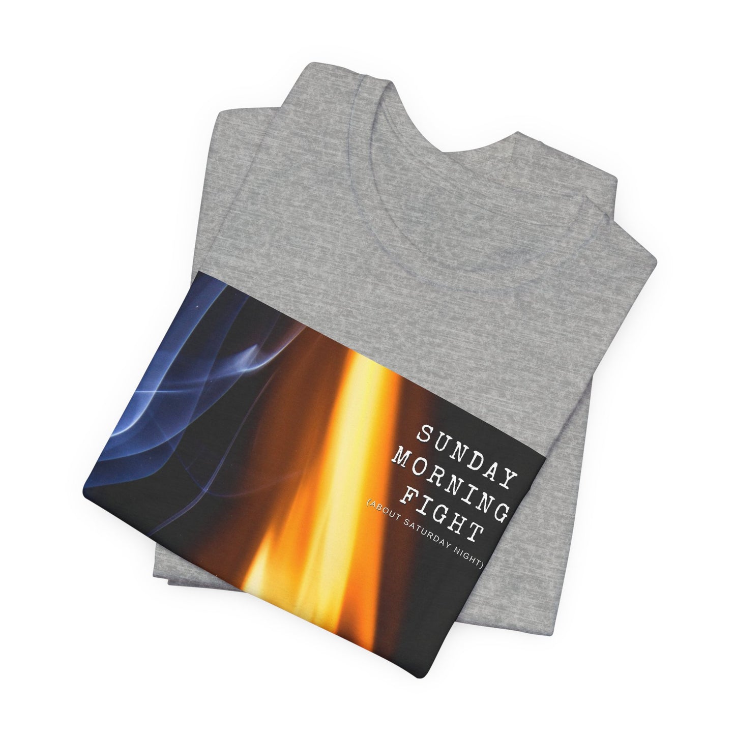 Sunday Morning Fight - Upwood Avenue Color Unisex Jersey Short Sleeve Tee