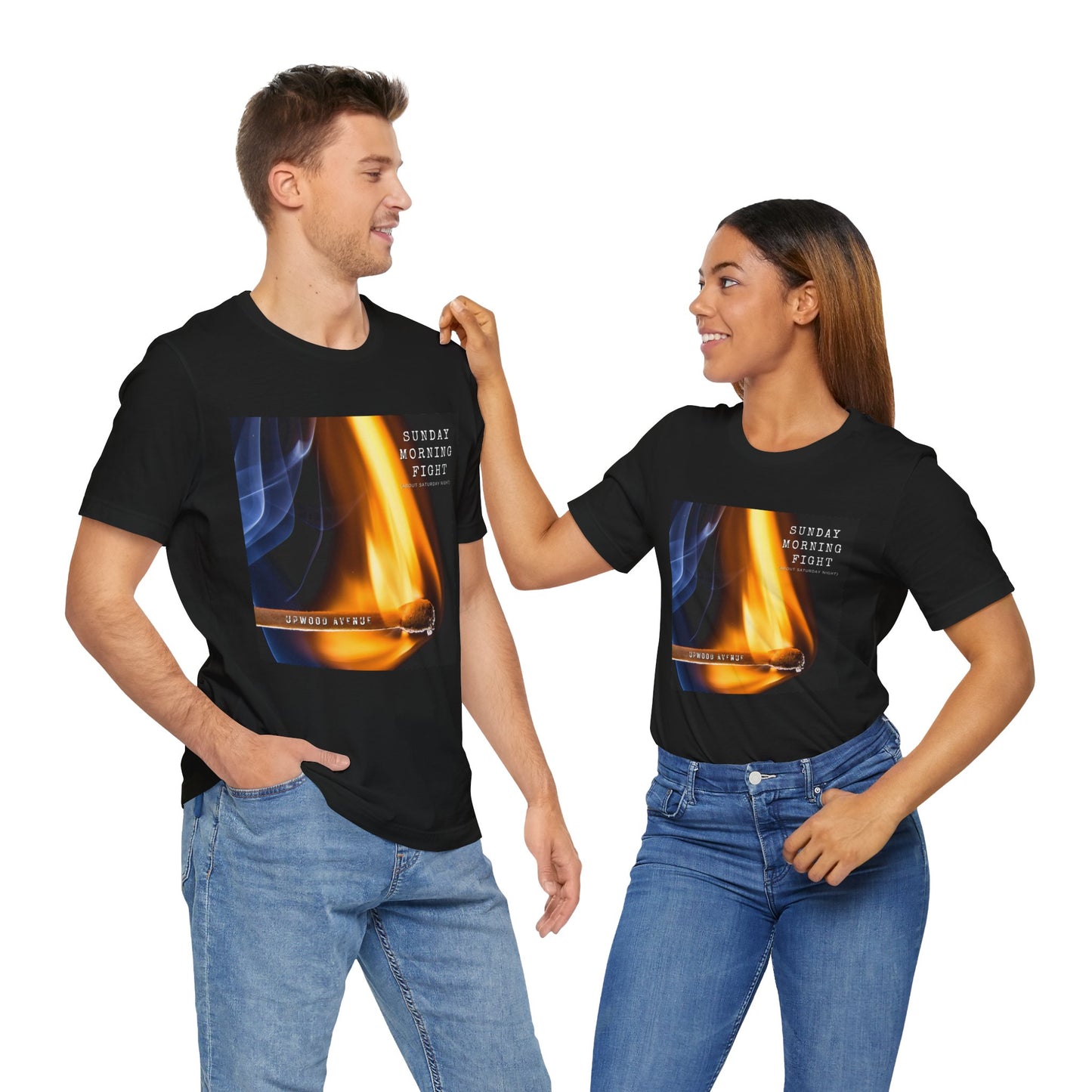 Sunday Morning Fight - Upwood Avenue Color Unisex Jersey Short Sleeve Tee