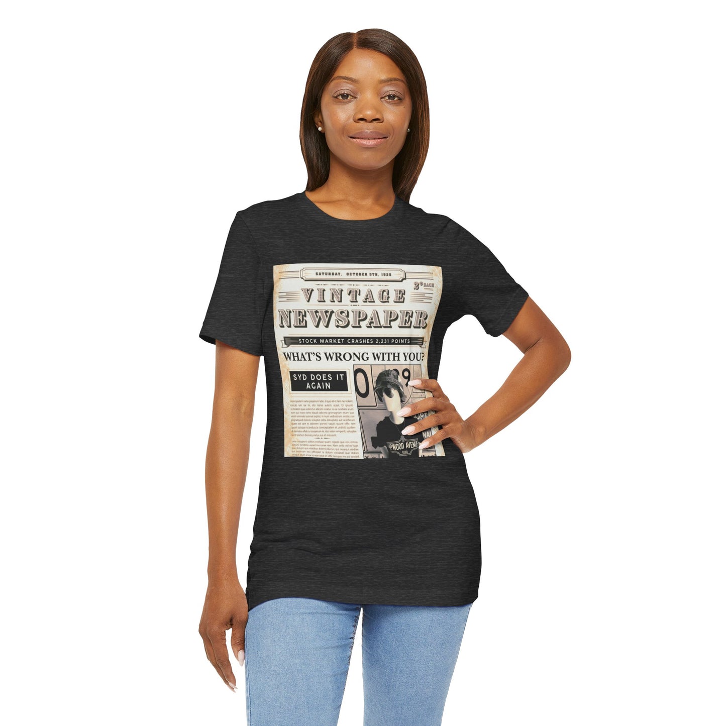 What's Wrong With You? Upwood Avenue Color Unisex Jersey Short Sleeve Tee