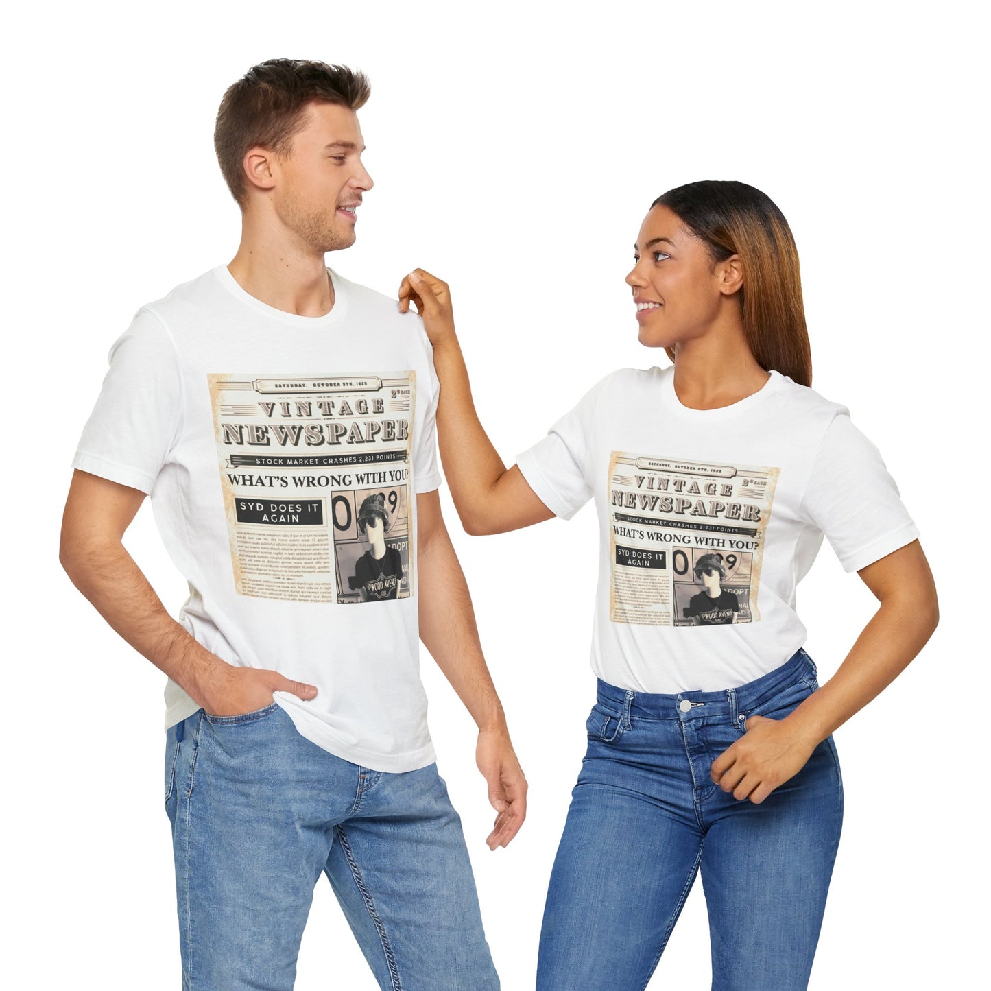 What's Wrong With You? Upwood Avenue Color Unisex Jersey Short Sleeve Tee
