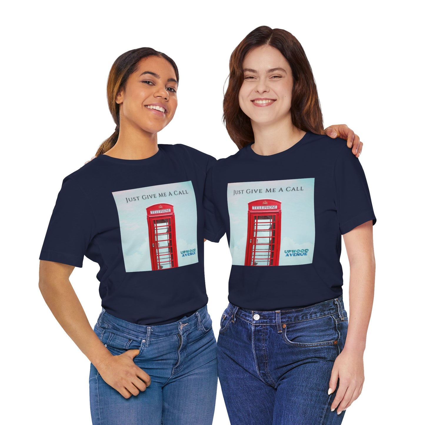 Just Give Me A Call - Upwood Avenue Color Unisex Jersey Short Sleeve Tee