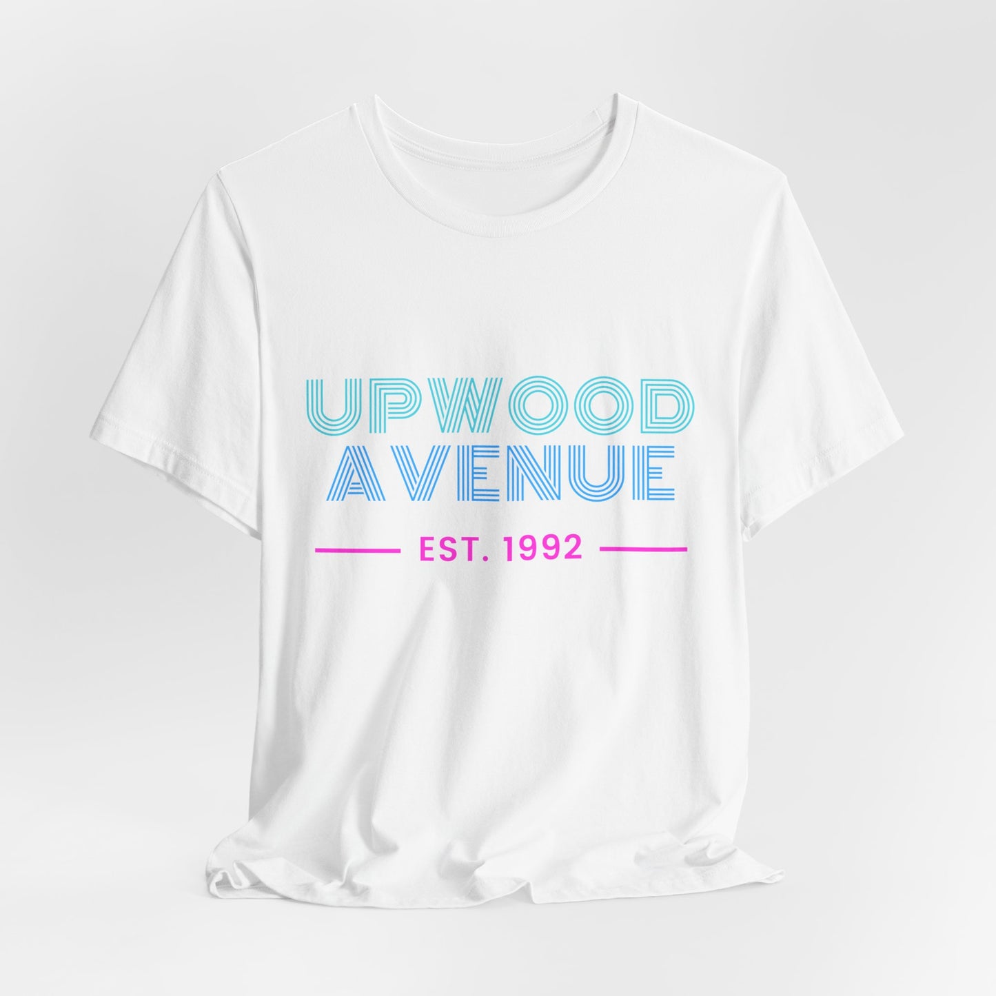 Upwood Avenue Est 1992 Color Unisex Jersey Short Sleeve Tee