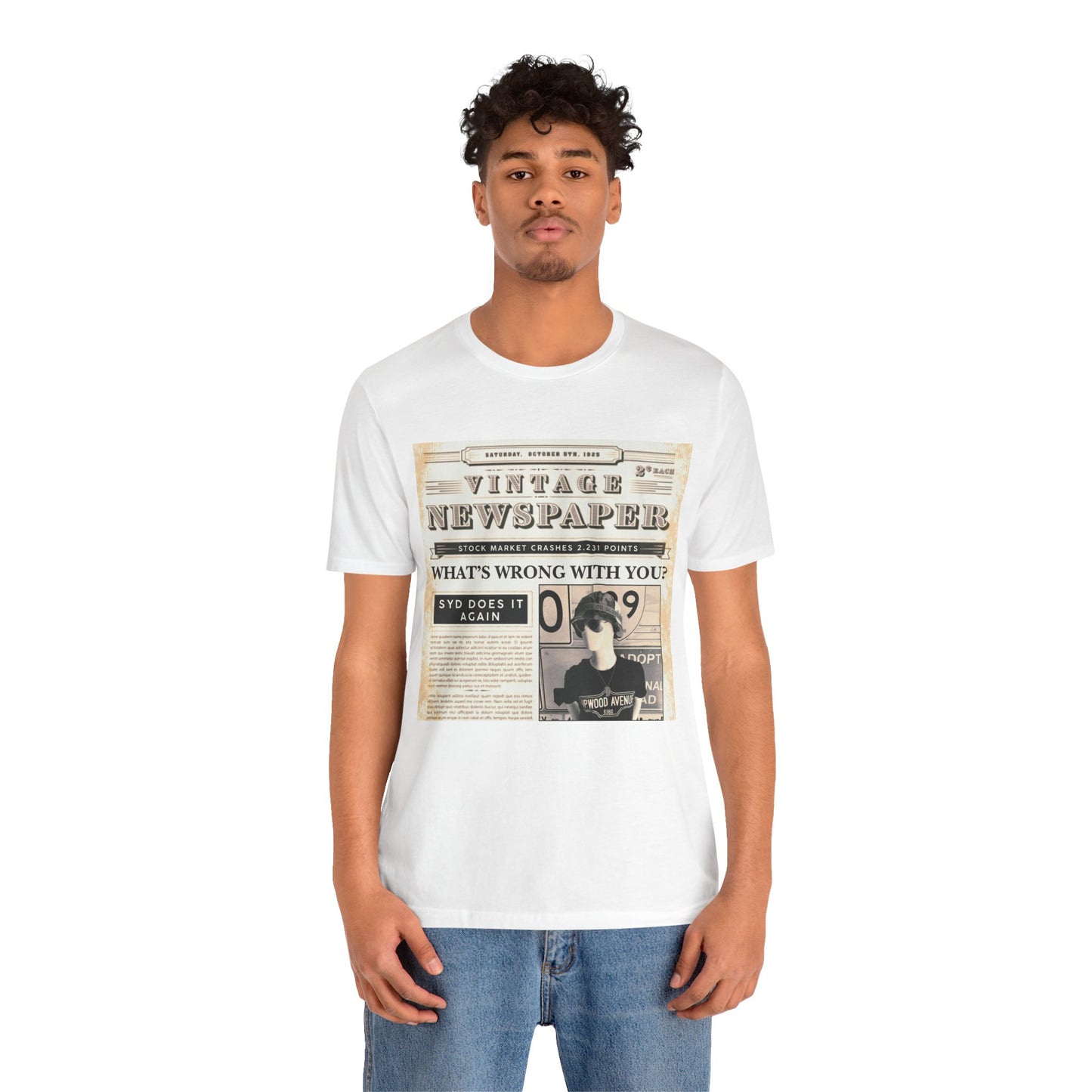 What's Wrong With You? Upwood Avenue Color Unisex Jersey Short Sleeve Tee
