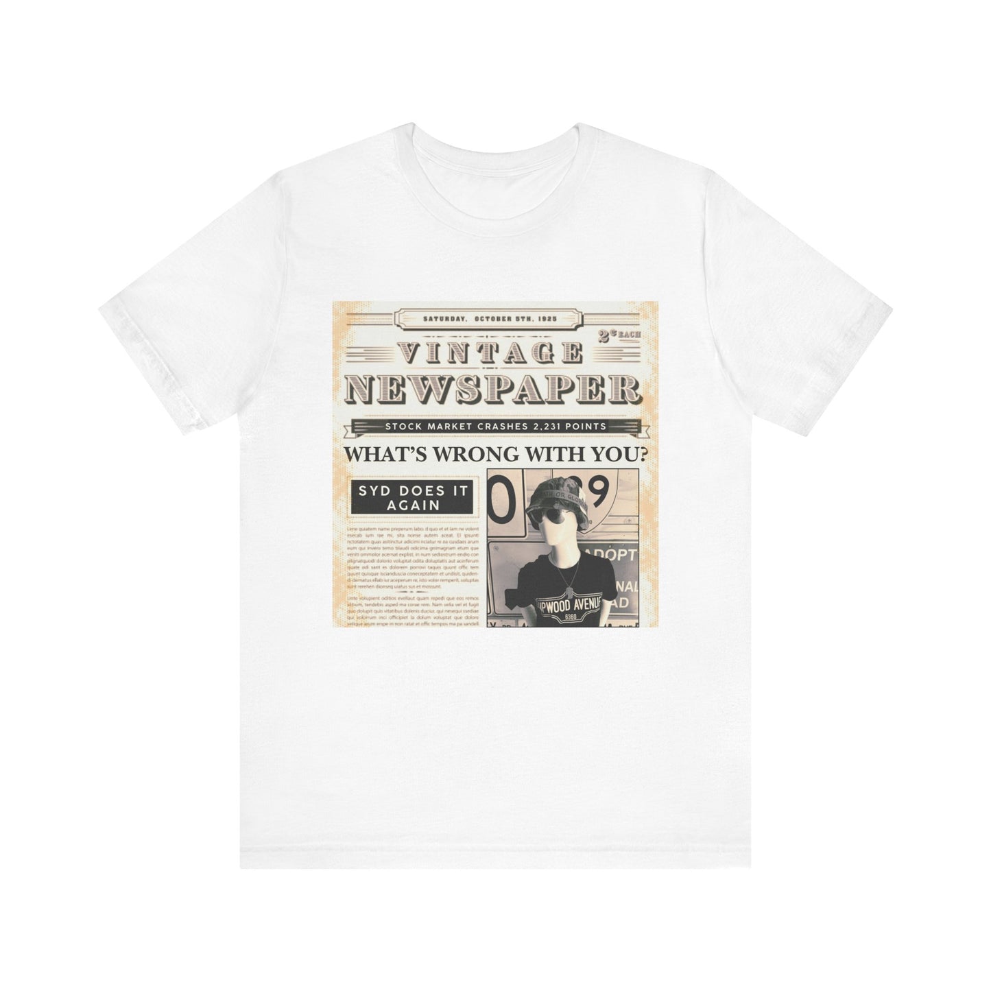 What's Wrong With You? Upwood Avenue Color Unisex Jersey Short Sleeve Tee