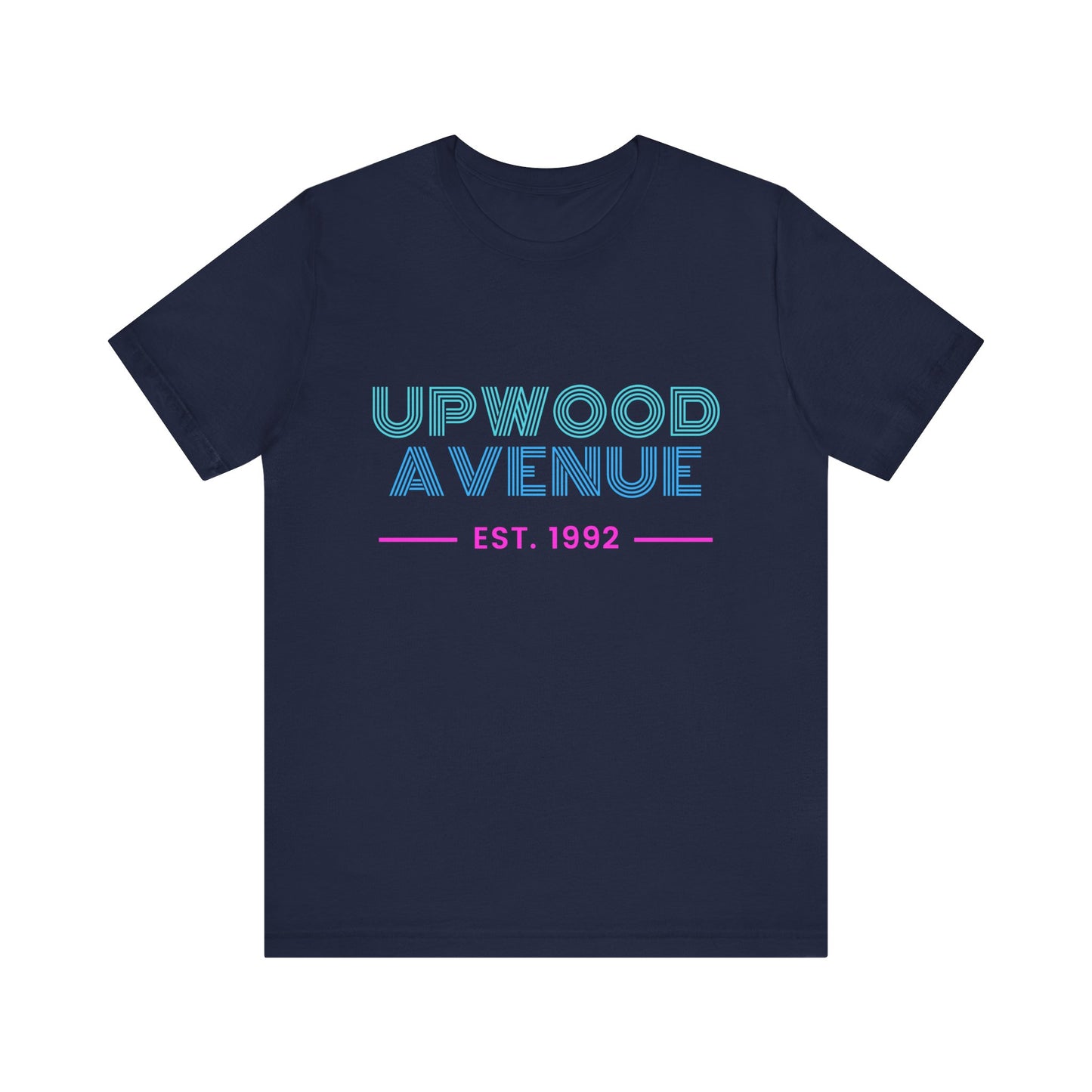 Upwood Avenue Est 1992 Color Unisex Jersey Short Sleeve Tee