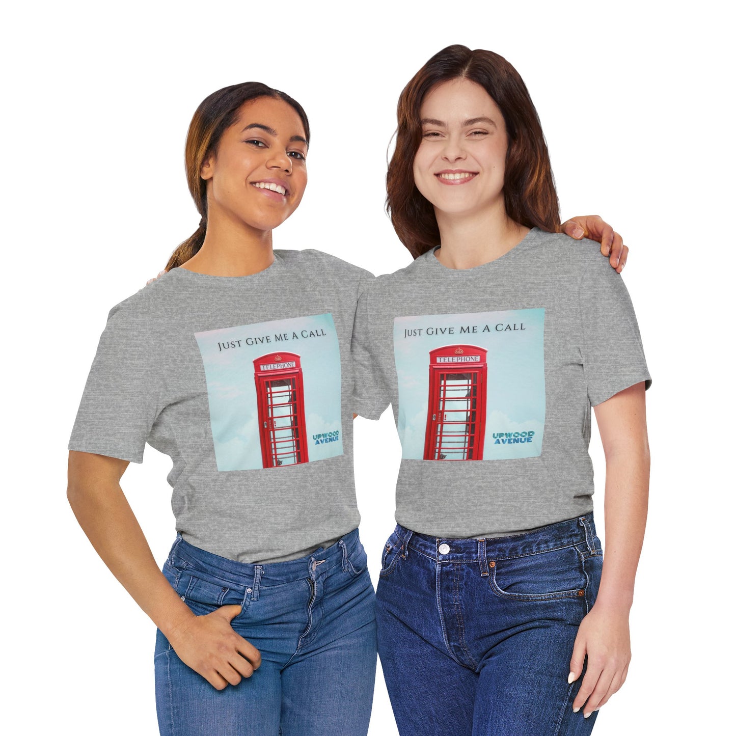 Just Give Me A Call - Upwood Avenue Color Unisex Jersey Short Sleeve Tee