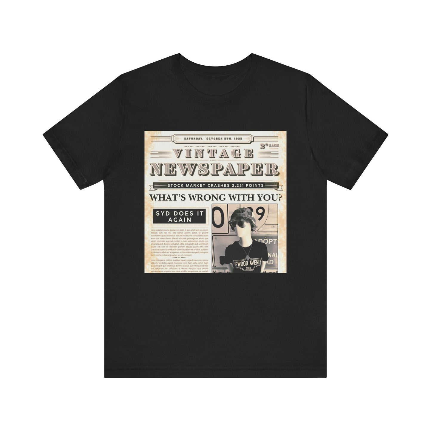 What's Wrong With You? Upwood Avenue Color Unisex Jersey Short Sleeve Tee