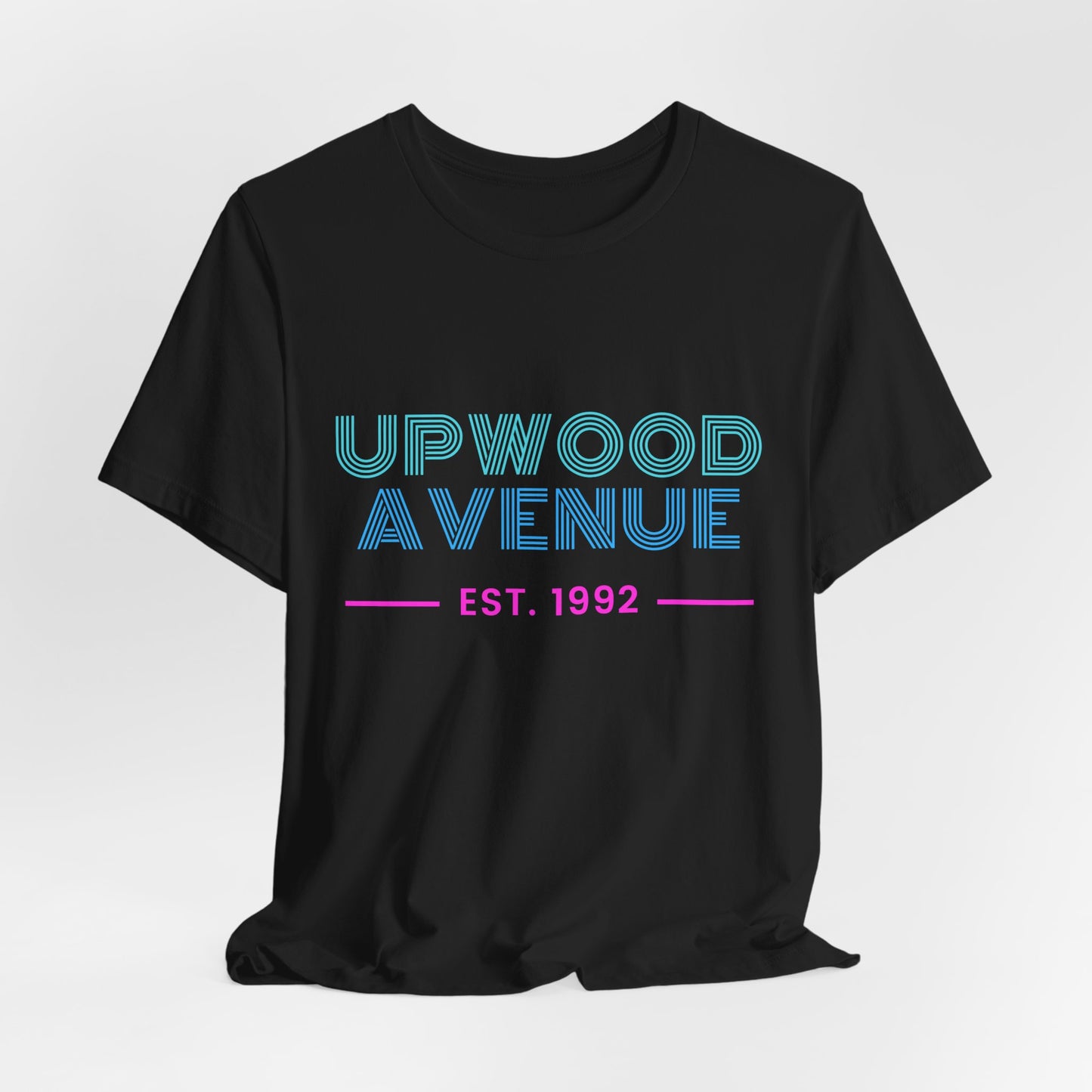 Upwood Avenue Est 1992 Color Unisex Jersey Short Sleeve Tee