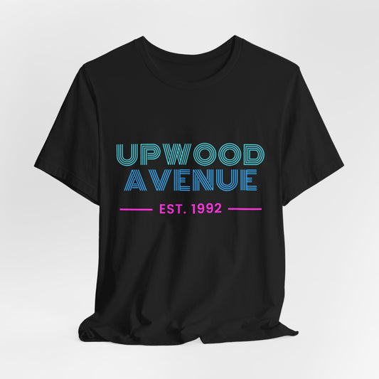 Upwood Avenue Est 1992 Color Unisex Jersey Short Sleeve Tee