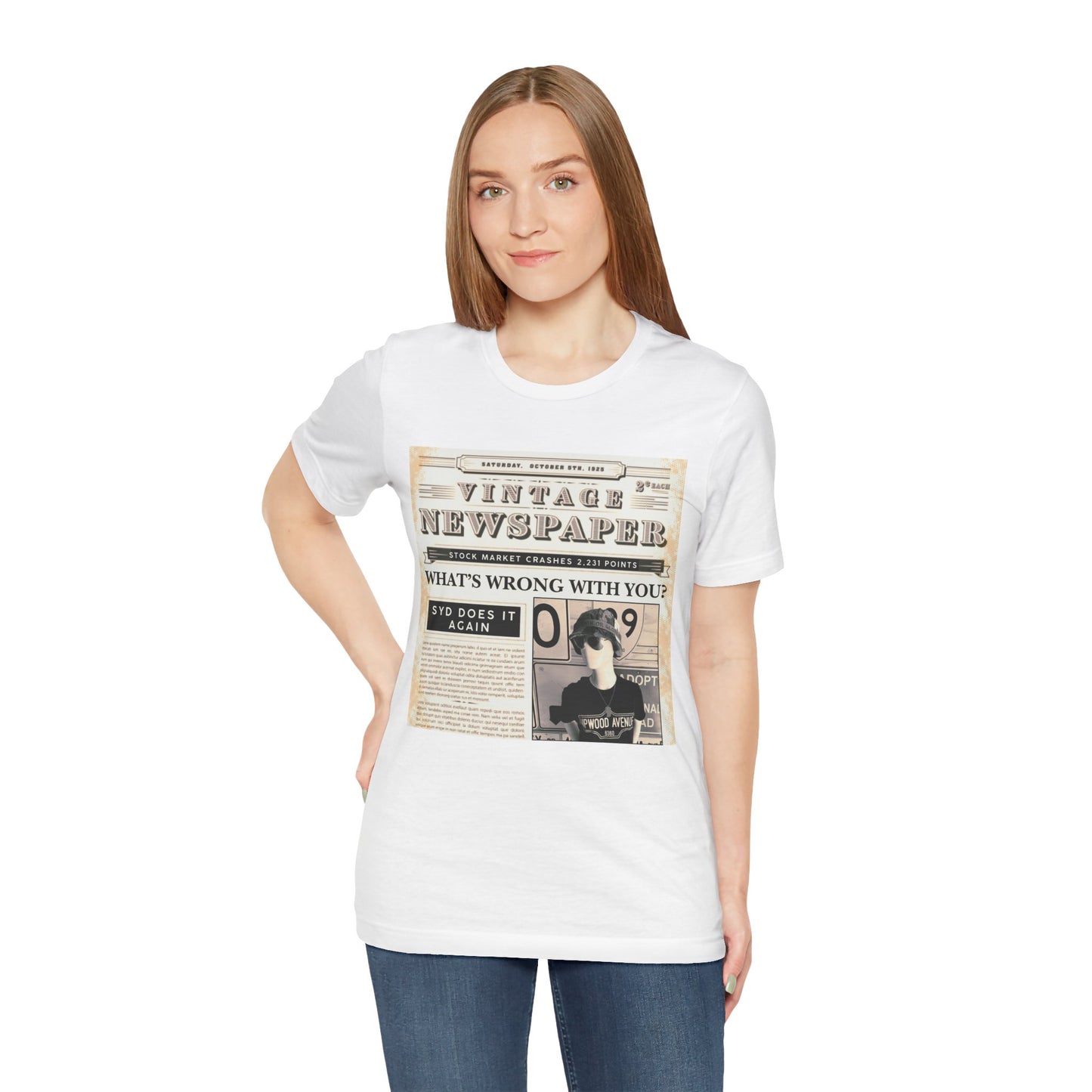 What's Wrong With You? Upwood Avenue Color Unisex Jersey Short Sleeve Tee