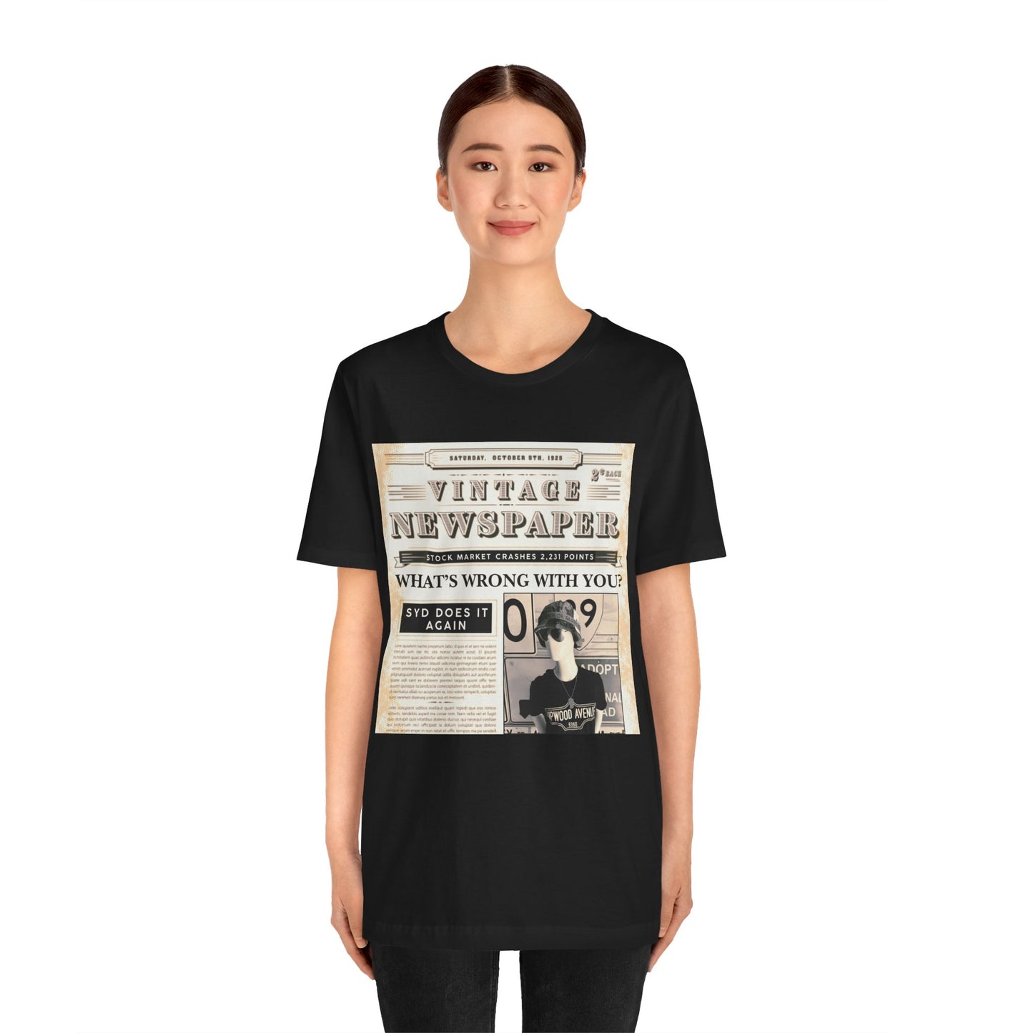 What's Wrong With You? Upwood Avenue Color Unisex Jersey Short Sleeve Tee