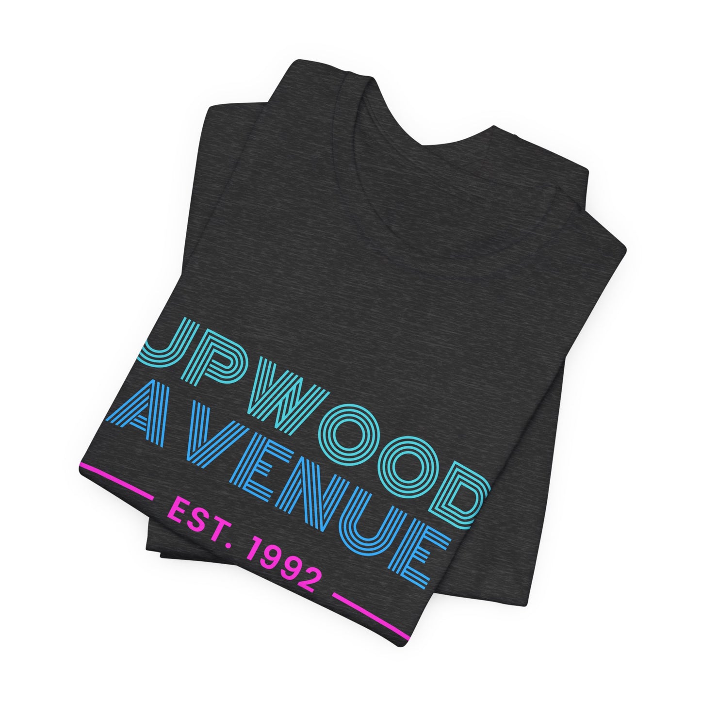 Upwood Avenue Est 1992 Color Unisex Jersey Short Sleeve Tee