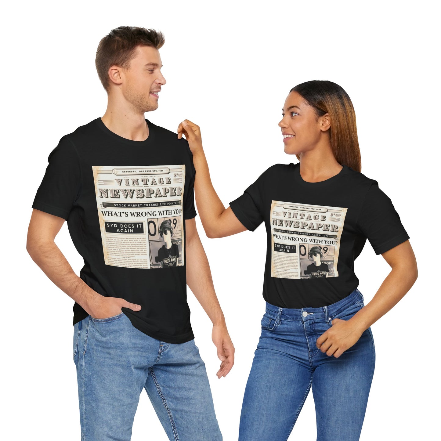 What's Wrong With You? Upwood Avenue Color Unisex Jersey Short Sleeve Tee