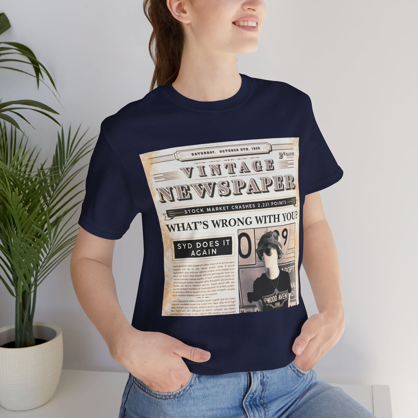 What's Wrong With You? Upwood Avenue Color Unisex Jersey Short Sleeve Tee