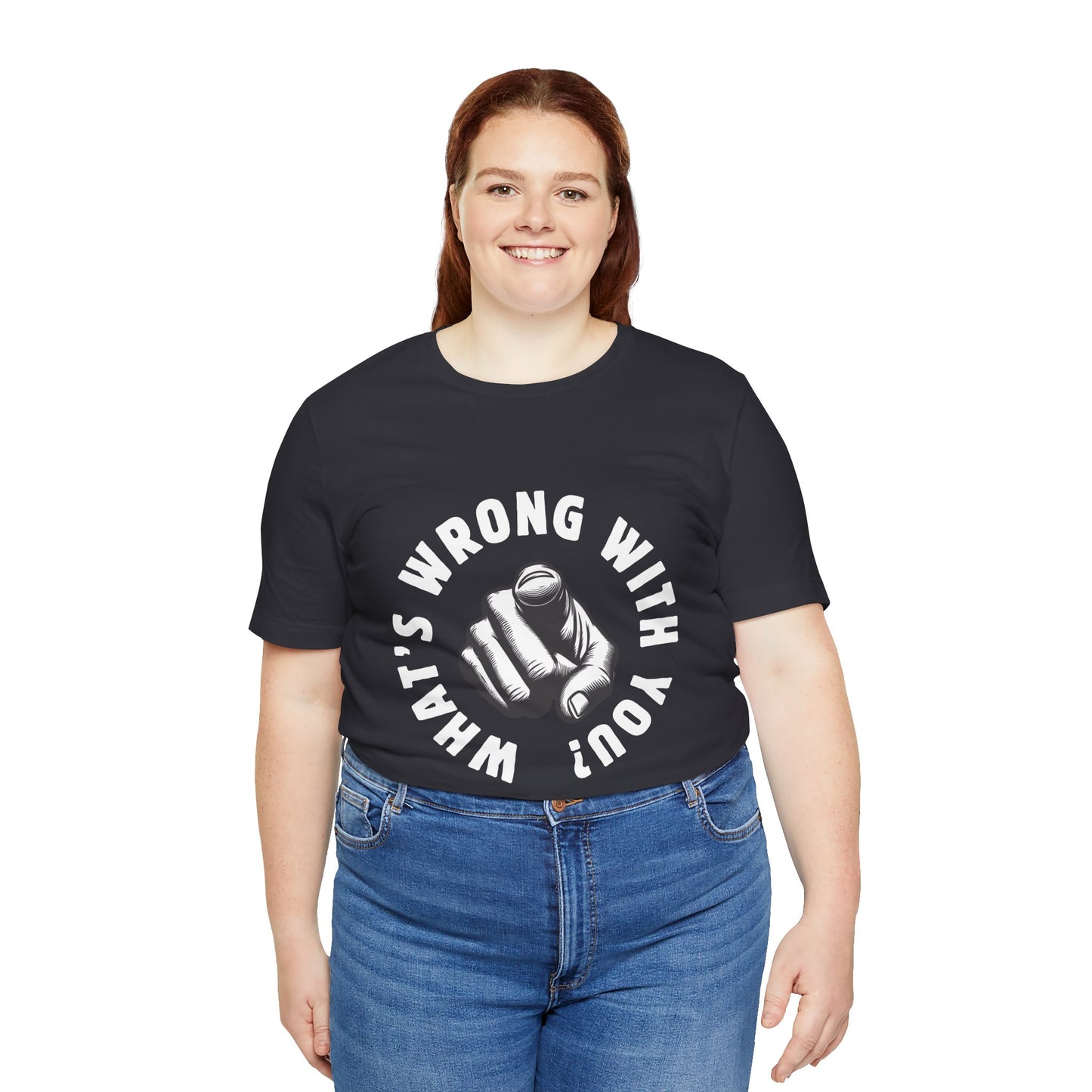 What's Wrong With You? - Upwood Avenue Unisex Jersey Short Sleeve Tee