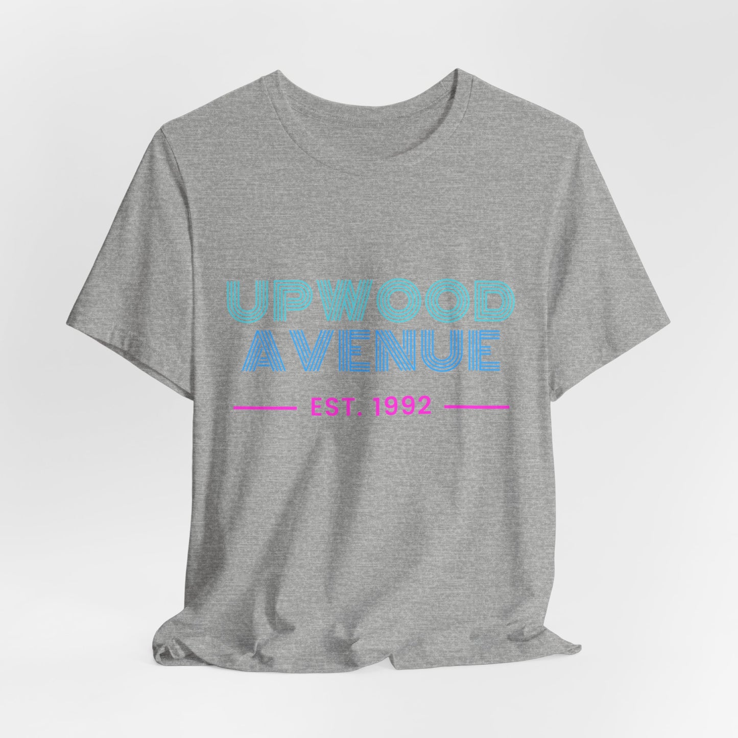 Upwood Avenue Est 1992 Color Unisex Jersey Short Sleeve Tee