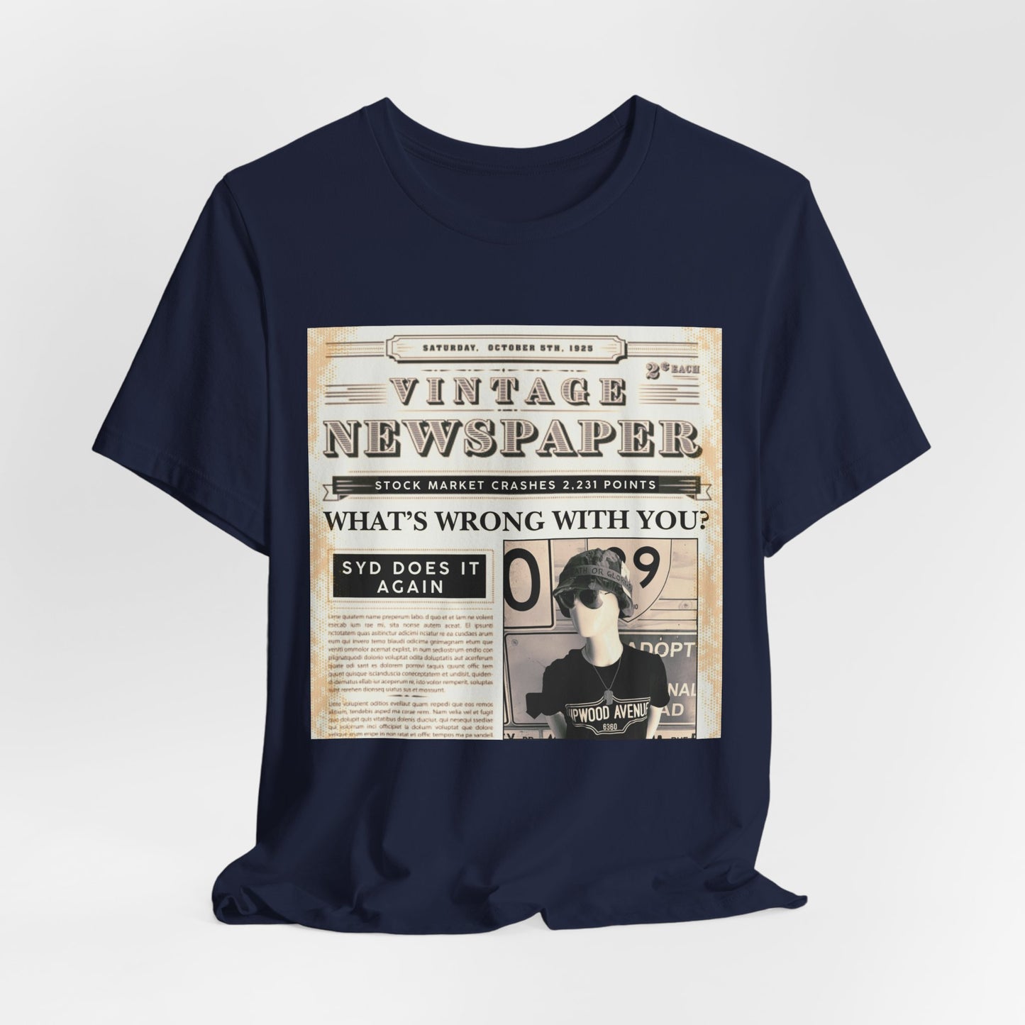 What's Wrong With You? Upwood Avenue Color Unisex Jersey Short Sleeve Tee