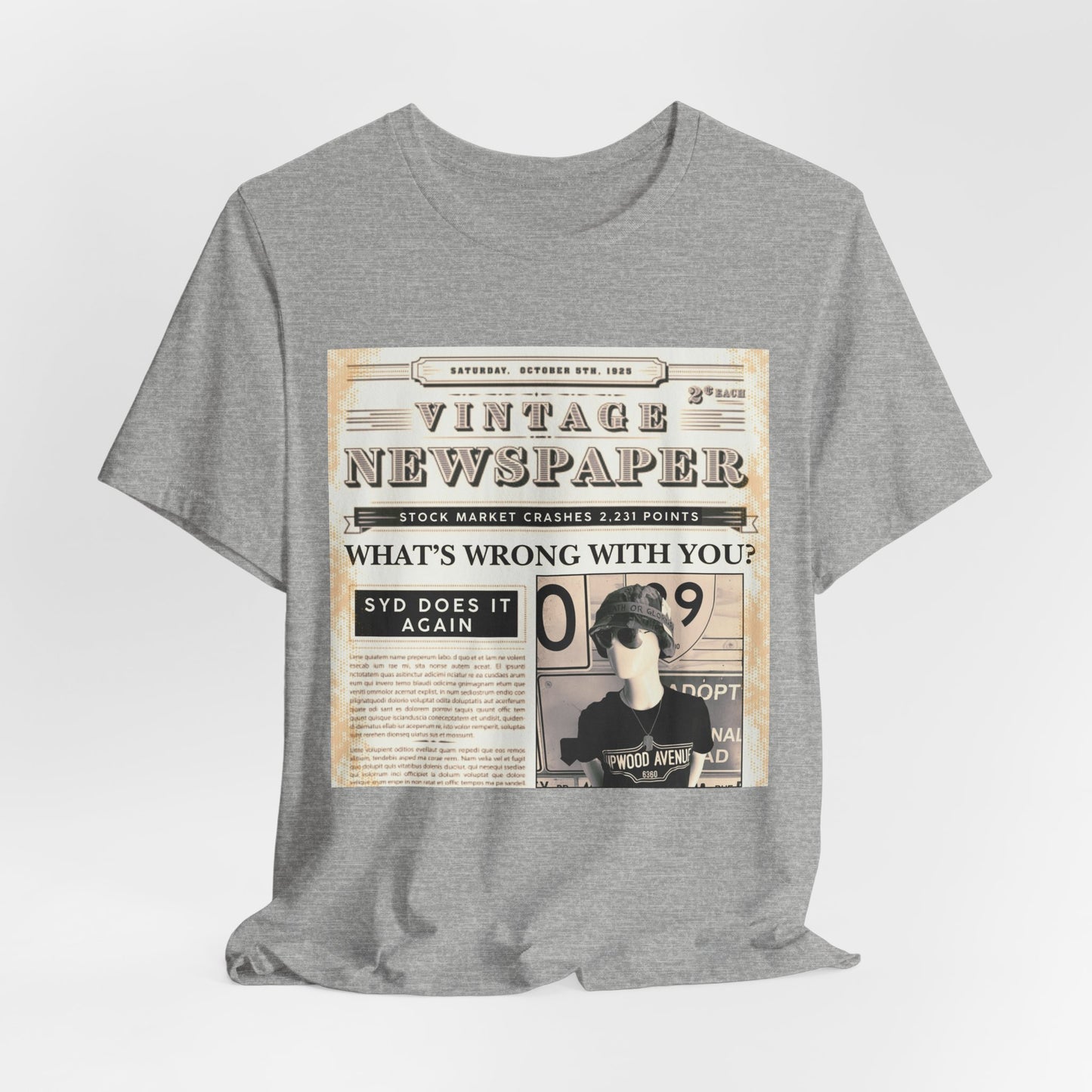 What's Wrong With You? Upwood Avenue Color Unisex Jersey Short Sleeve Tee