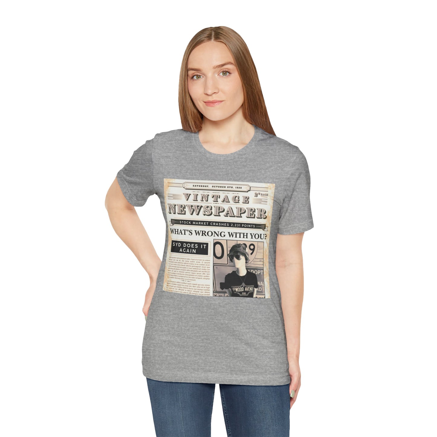 What's Wrong With You? Upwood Avenue Color Unisex Jersey Short Sleeve Tee