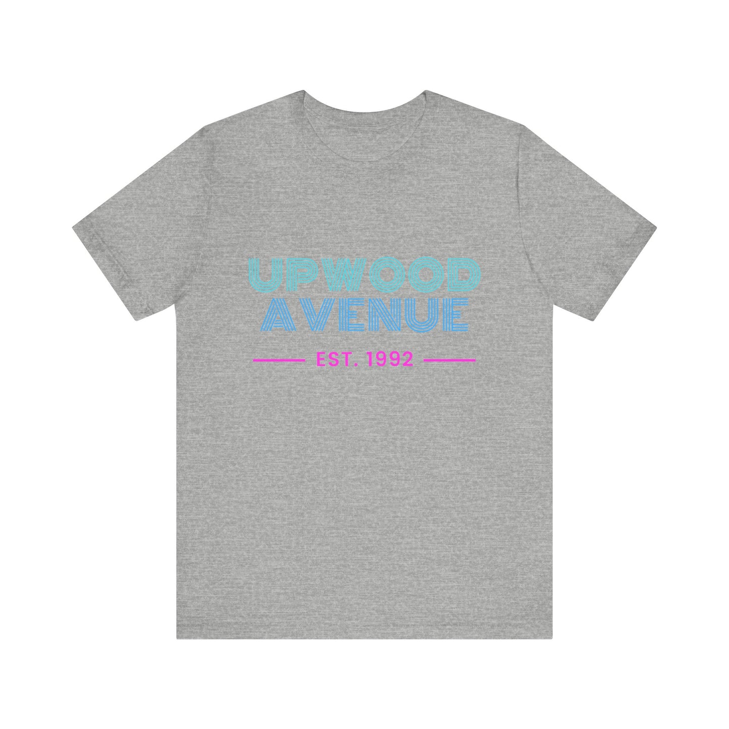 Upwood Avenue Est 1992 Color Unisex Jersey Short Sleeve Tee