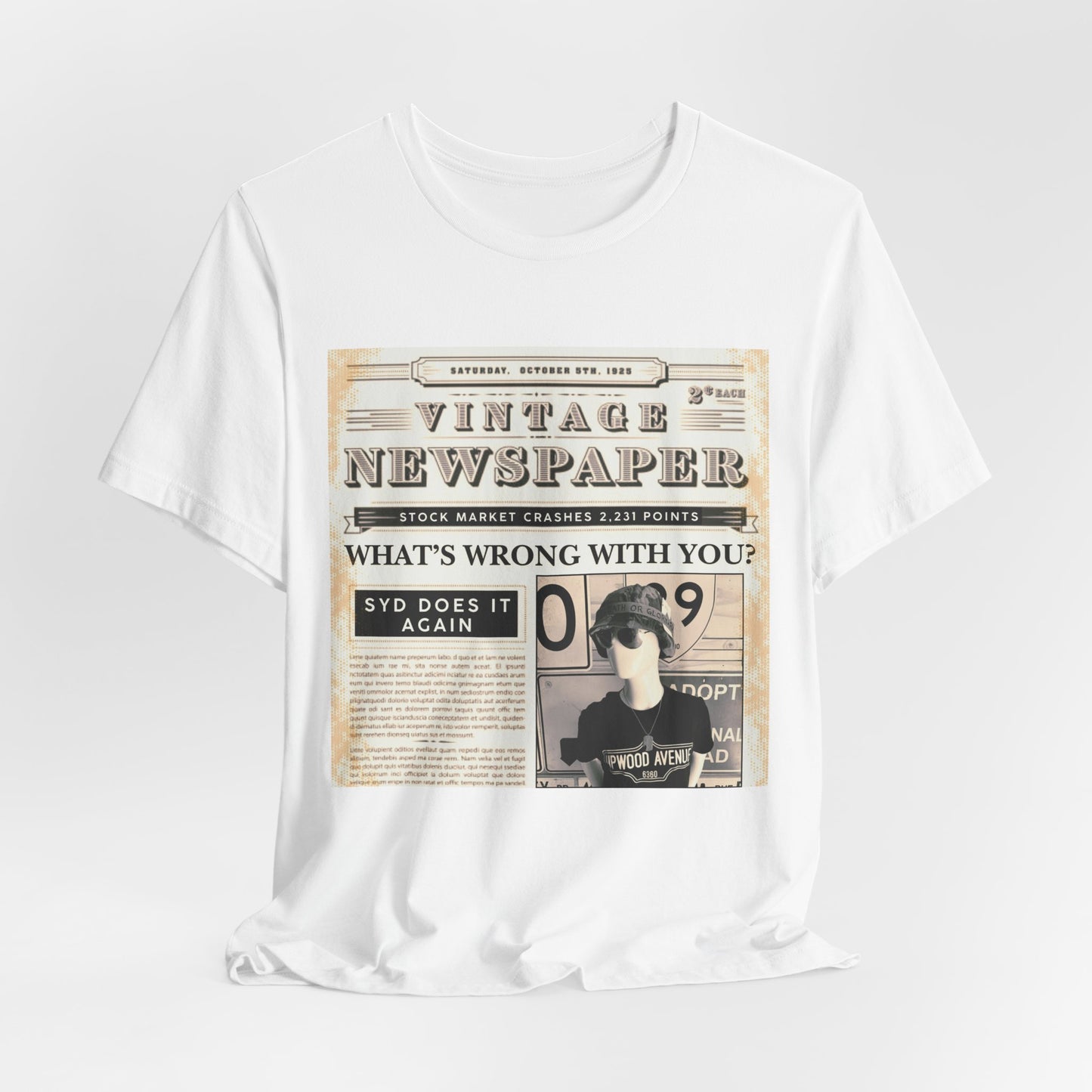 What's Wrong With You? Upwood Avenue Color Unisex Jersey Short Sleeve Tee
