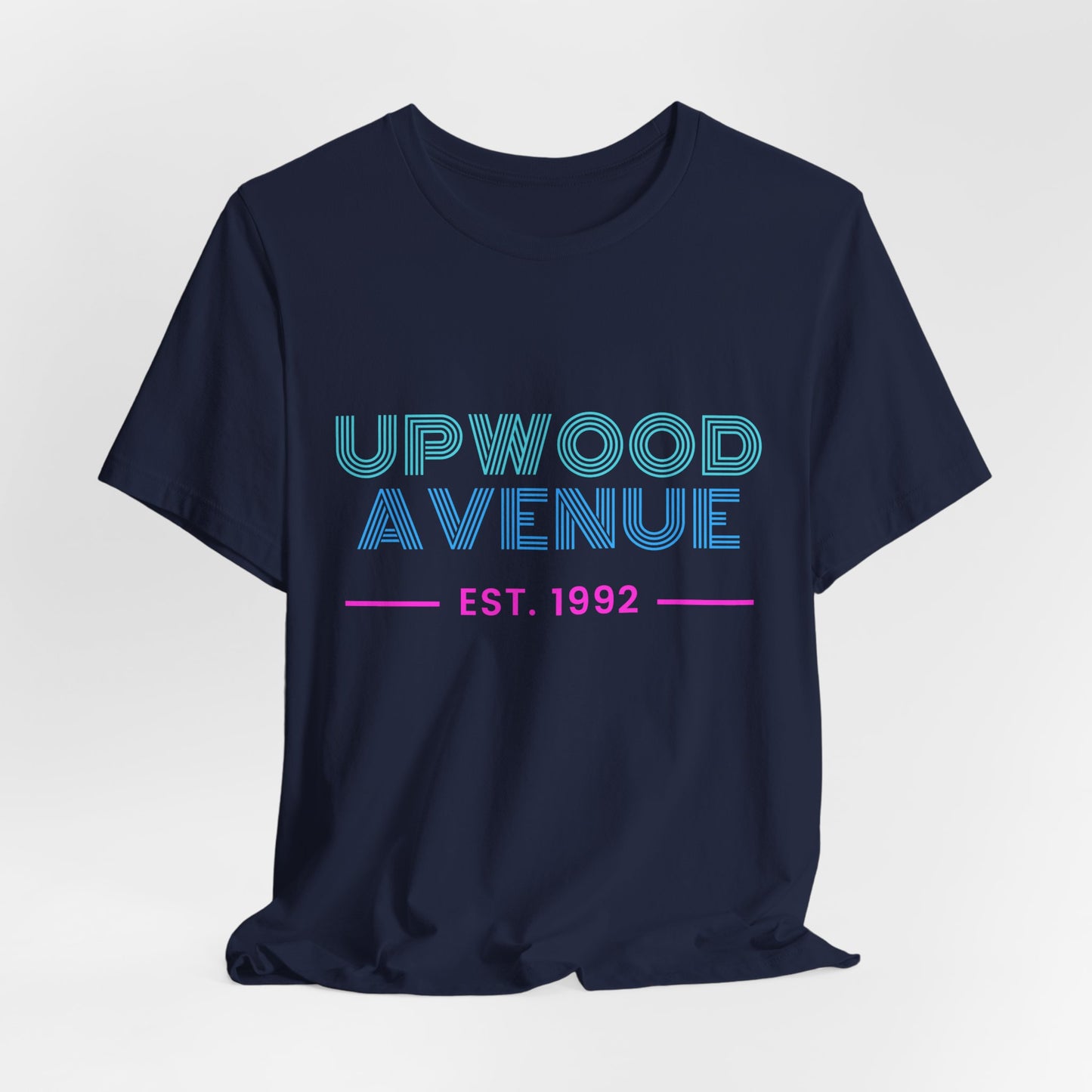 Upwood Avenue Est 1992 Color Unisex Jersey Short Sleeve Tee