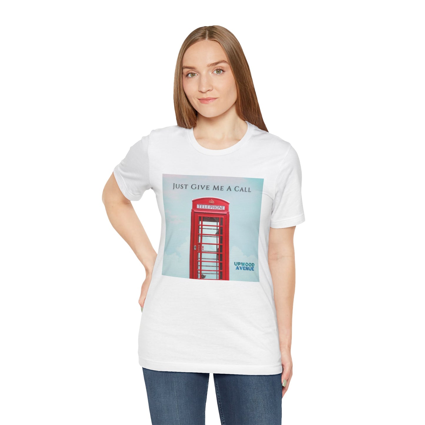 Just Give Me A Call - Upwood Avenue Color Unisex Jersey Short Sleeve Tee