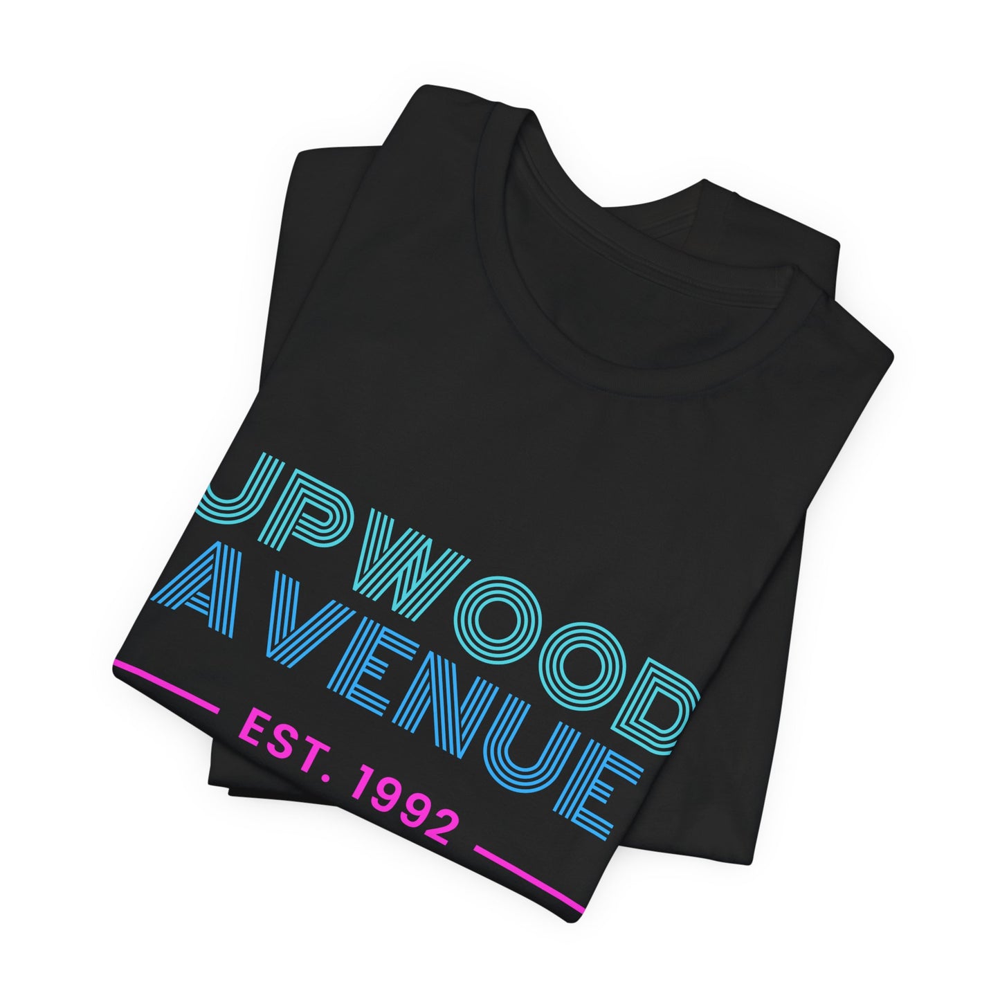 Upwood Avenue Est 1992 Color Unisex Jersey Short Sleeve Tee