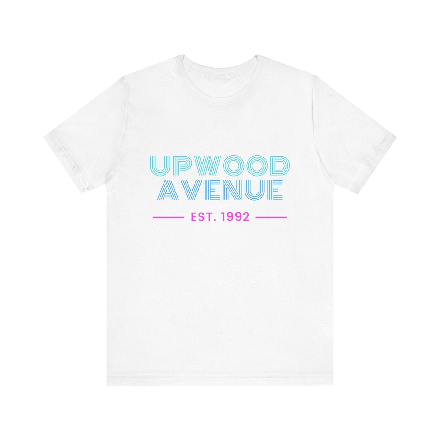 Upwood Avenue Est 1992 Color Unisex Jersey Short Sleeve Tee