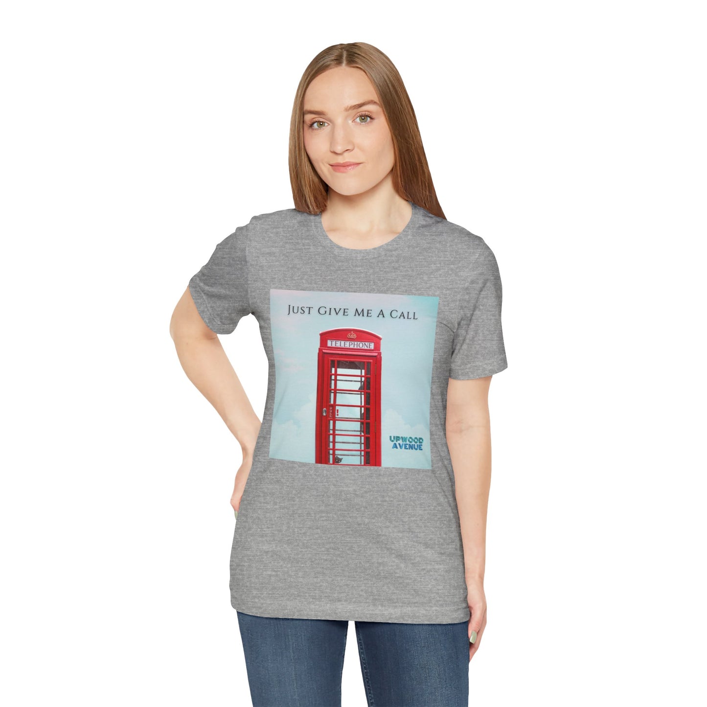 Just Give Me A Call - Upwood Avenue Color Unisex Jersey Short Sleeve Tee